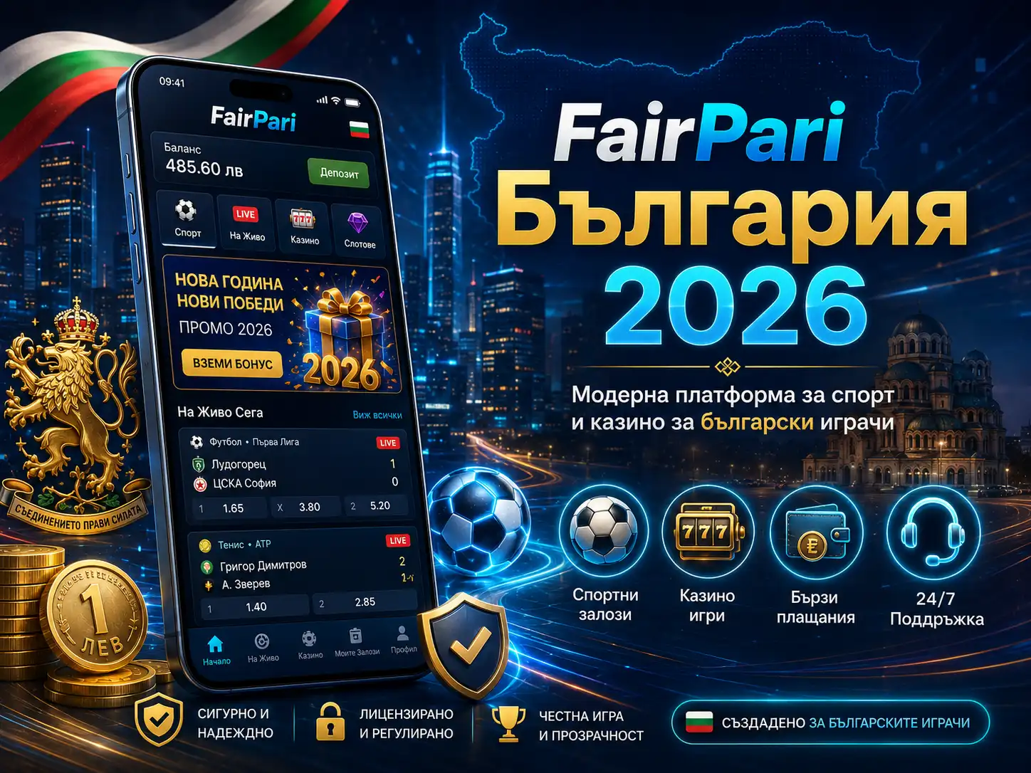 FairPari България 2026 Вашето Сигурно Място За Казино И Спортни Залози